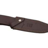 CUCHILLO DE CAZA JOKER GAMO, MANGO ASTA DE CIERVO Y HOJA DE 15,5 CM.FUNDA DE CUERO - Imagen 2