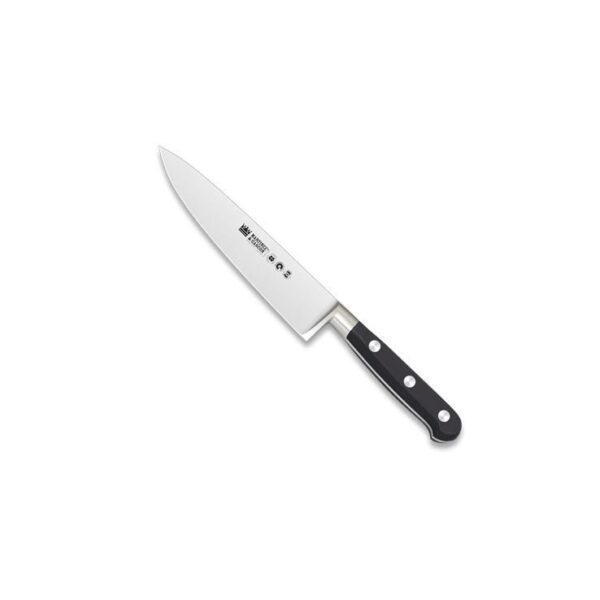 CUCHILLO COCINA FORJADO, MANGO POM NEGRO (15CM)