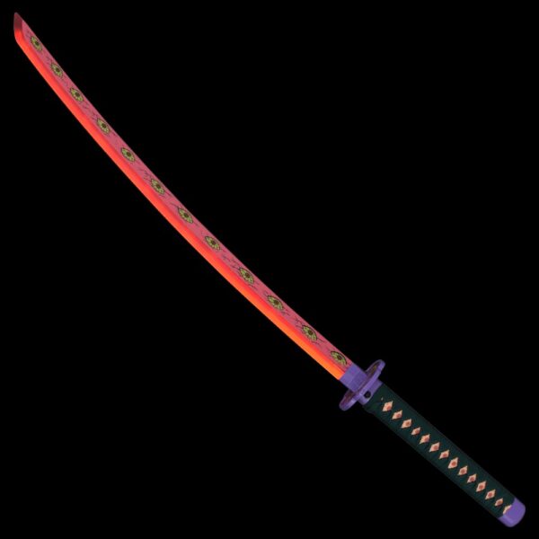 KATANA KOKUSHIBOU DE TSUGIKUNI MICHIKATSU, HOJA DE ACERO Y LUZ LED,  DEMON SLAYER (copia) - Imagen 2