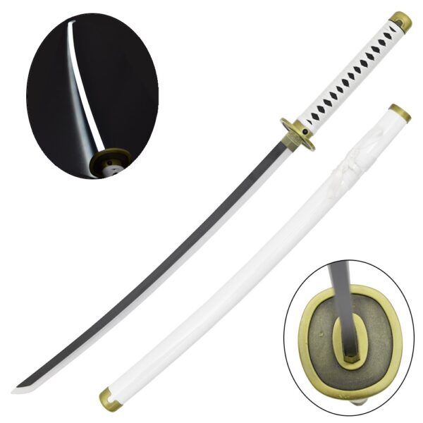 KATANA WADO ICHIMONJI DE ZORO, HOJA DE ACERO Y LUZ LED, ONE PIECE