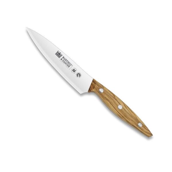 CUCHILLO COCINA, PUNTILLA, MANGO OLIVO (11CM)